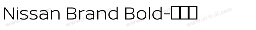 Nissan Brand Bold字体转换